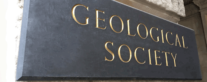 Burlington House Geological Society sign